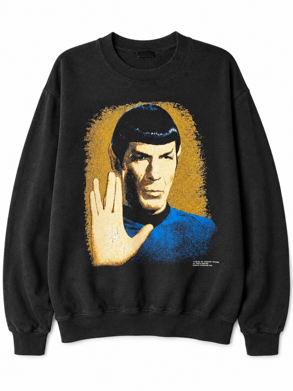 Vintage 1991‎ Star Trek Spock Sweatshirt USA Made Changes XL